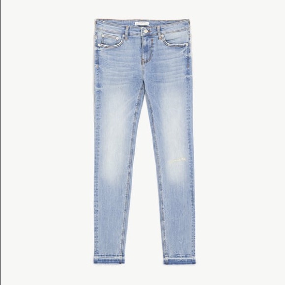 Zara premium crown blue skinny jeans - Picture 5 of 5